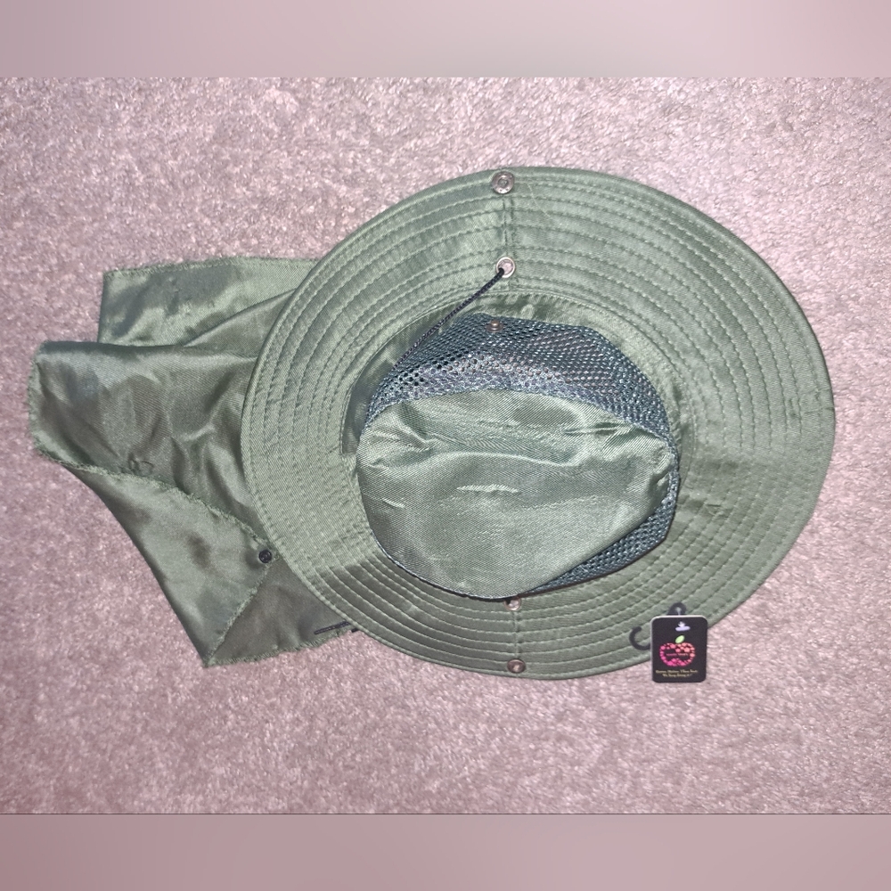 Unisex Textile Fishing Hat UV Sun Protection Wide Brim Hat.